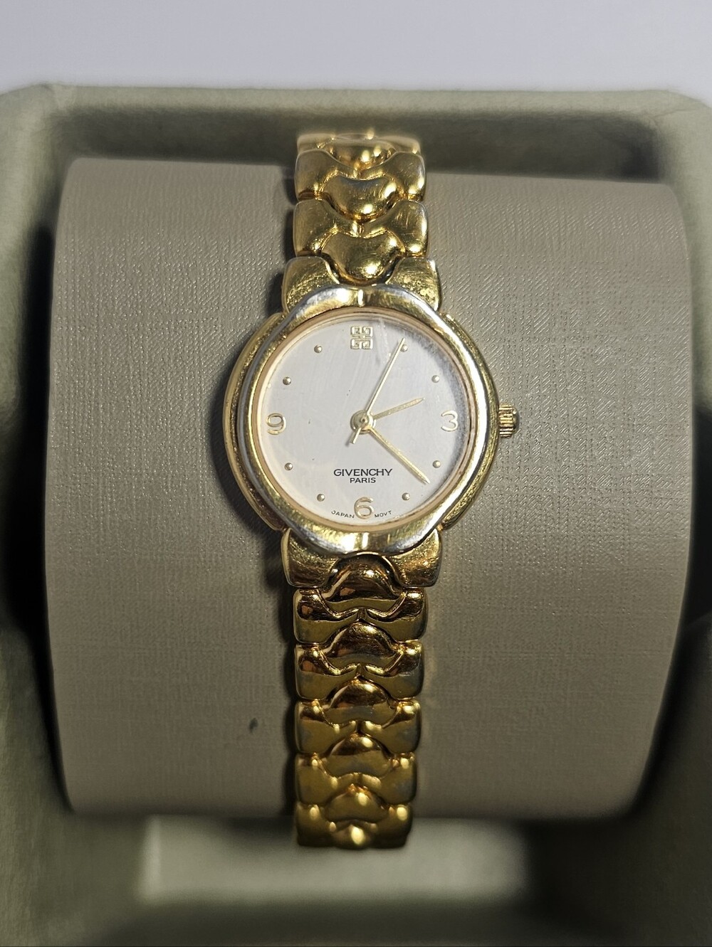 VTG Givenchy Women's Gold Tone Watch Quartz Excellent Condition